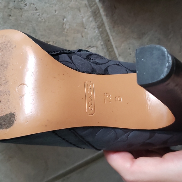 Coach Hanni soft leather booties size 7.5 - Picture 7 of 14